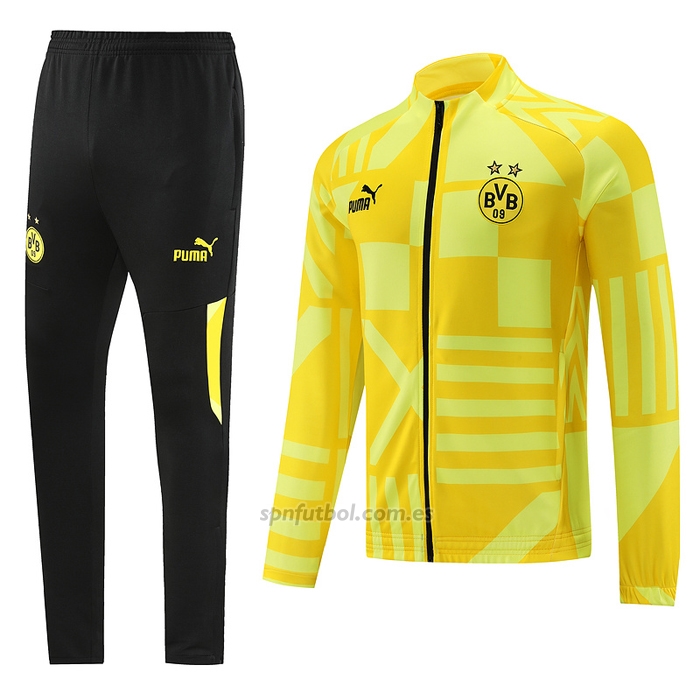 Chandal de Chaqueta del Borussia Dortmund 2022-2023 Amarillo